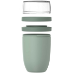 Leakproof 3-compartment food container 900 ml Mepal apple green colour second view