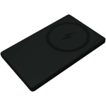Slim recycled aluminium 5,000 mAh power bank SCX.design black colour second view