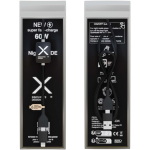 Charging and data cable with illuminated logo 60W 1m SCX.design black colour second view with box