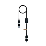 Charging and data cable with illuminated logo 60W 1m SCX.design main view