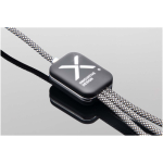 3-in-1 charging cable with illuminated SCX.design logos black colour close-up view 2