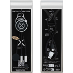 7-in-1 charging cable for smartwatch and mobile phone SCX.design black colour second view with box