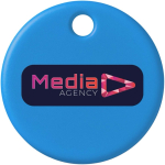 Water-resistant BT tracker with Chipolo sound alarm blue colour