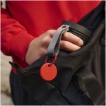 Water-resistant BT tracker with Chipolo sound alarm red colour lifestyle image 2