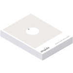Water-resistant BT tracker with Chipolo sound alarm white colour second view with box