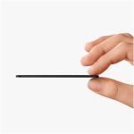 Rechargeable tracker card compatible with Apple and Android Chipolo graphite colour third view