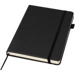 A5 hard cover synthetic leather lined notebook JournalBooks black colour