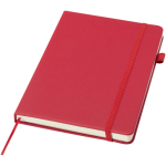 A5 hard cover synthetic leather lined notebook JournalBooks red colour
