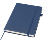 A5 hard cover synthetic leather lined notebook JournalBooks navy-blue colour