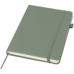 A5 hard cover synthetic leather lined notebook JournalBooks marbled green colour