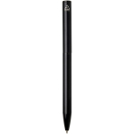 Recycled aluminium pen with twist mechanism and blue ink black colour second rear view