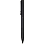 Recycled aluminium pen with twist mechanism and blue ink black colour side view
