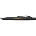 RCS recycled plastic mini ballpoint pen with blue ink black colour