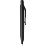 RCS recycled plastic mini ballpoint pen with blue ink black colour second side view