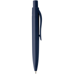 RCS recycled plastic mini ballpoint pen with blue ink navy-blue colour second side view