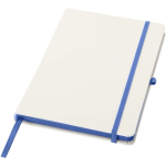 A5 hardback notebook with elastic closure and soft-touch finish, lined pages royal blue colour