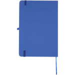A5 hard cover notebook and blue ink pen set royal blue colour second rear view