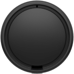 Reusable recycled plastic single-wall cup 350ml black colour second view