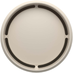 Single-wall cup with 360° lid and insulating rim 350ml sand colour second view
