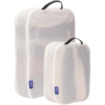 Set of two Thule luggage organisers with mesh panel white colour