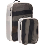 Set of two Thule luggage organisers with mesh panel white colour third view