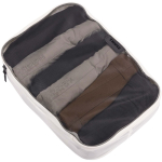 Set of two Thule luggage organisers with mesh panel white colour fourth view