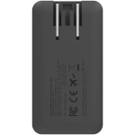 Fast travel charger with USB-C and USB-A ports 65W Xtorm black colour second rear view