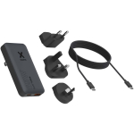 Fast travel charger with USB-C and USB-A ports 65W Xtorm black colour second view