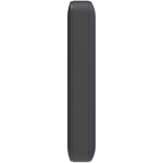 Fast travel charger with USB-C and USB-A ports 65W Xtorm black colour side view