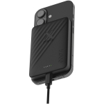 Ultra-slim wireless charging power bank 5,000 mAh Xtorm black colour third view