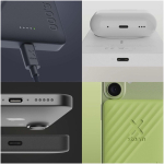 Ultra-slim wireless charging power bank 5,000 mAh Xtorm black colour lifestyle image