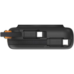 3-in-1 travel charger with 10,000 mAh wireless charging Xtorm black colour close-up view 1