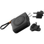 3-in-1 travel charger with 10,000 mAh wireless charging Xtorm black colour fourth view