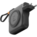 3-in-1 travel charger with 10,000 mAh wireless charging Xtorm black colour
