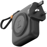 3-in-1 travel charger with 10,000 mAh wireless charging Xtorm black colour