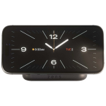 Qi2 magnetic bedside charger with USB-C cable 15W Zens black colour second view