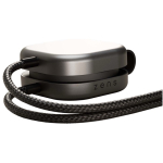 3-in-1 wireless charging station for Apple devices Zens black colour close-up view 2