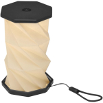 Foldable desk lamp with ambient light black colour
