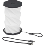 Foldable desk lamp with ambient light black colour second view