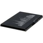 Magnetic card holder with RFID protection and recycled materials black colour printed logo view 2