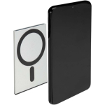 Magnetic card holder with RFID protection and recycled materials silver colour second view