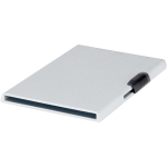 Magnetic card holder with RFID protection and recycled materials silver colour third view