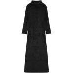 Sleeved blanket for businesses in soft fabric 135x180cm black colour second view
