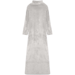 Sleeved blanket for businesses in soft fabric 135x180cm grey colour second view