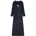 Sleeved blanket for businesses in soft fabric 135x180cm navy-blue colour