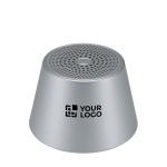 Compact magnetic speaker with aluminium finish and 3 W power main view