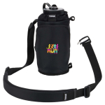 Adjustable bottle holder with pockets and breathable base 1L Thule black colour