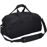 Thule 40L travel bag with compartments and detachable shoulder strap black colour second rear view