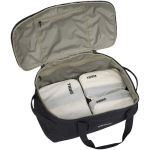 Thule 40L travel bag with compartments and detachable shoulder strap black colour second view
