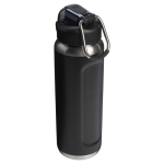 710 ml Stanley double-wall vacuum insulated water bottle black colour third rear view